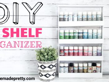 DIY $5 Shelf Organizer