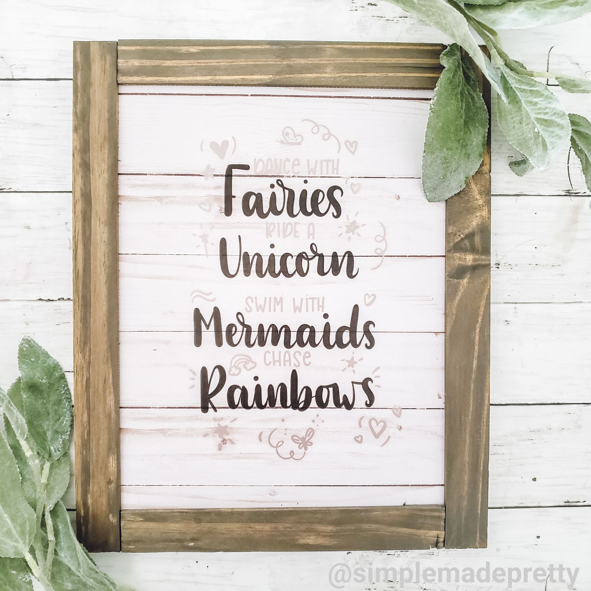 Dollar Tree Farmhouse Sign - Craft & Create Club by Simple Made Pretty