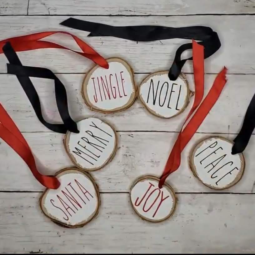 DIY Christmas Birch Log Ornaments - Craft & Create Club by Simple Made ...