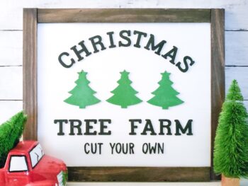 Dollar Tree Christmas Farmhouse Sign