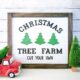 Dollar Tree Christmas Farmhouse Sign