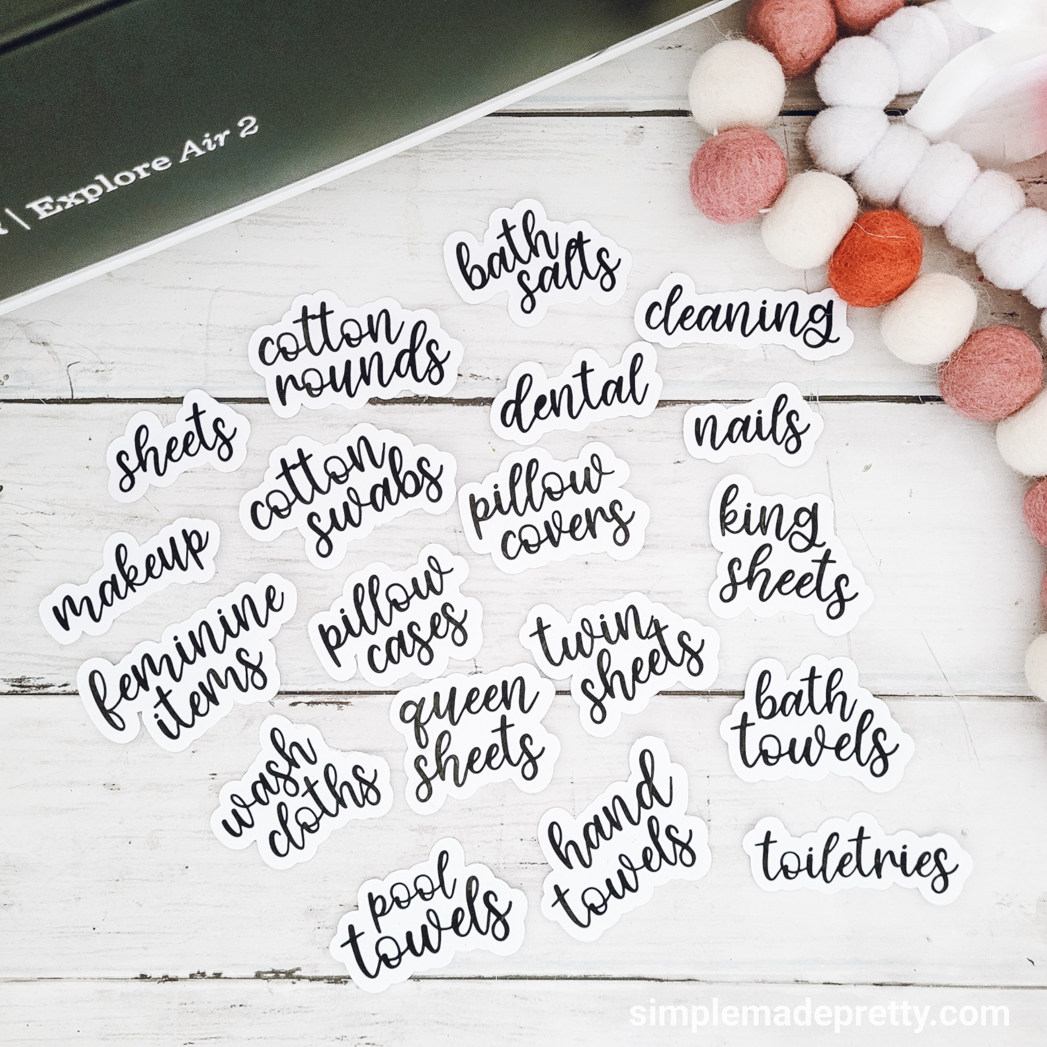 How to Make Printable Vinyl Sticker Labels - Craft & Create Club by ...
