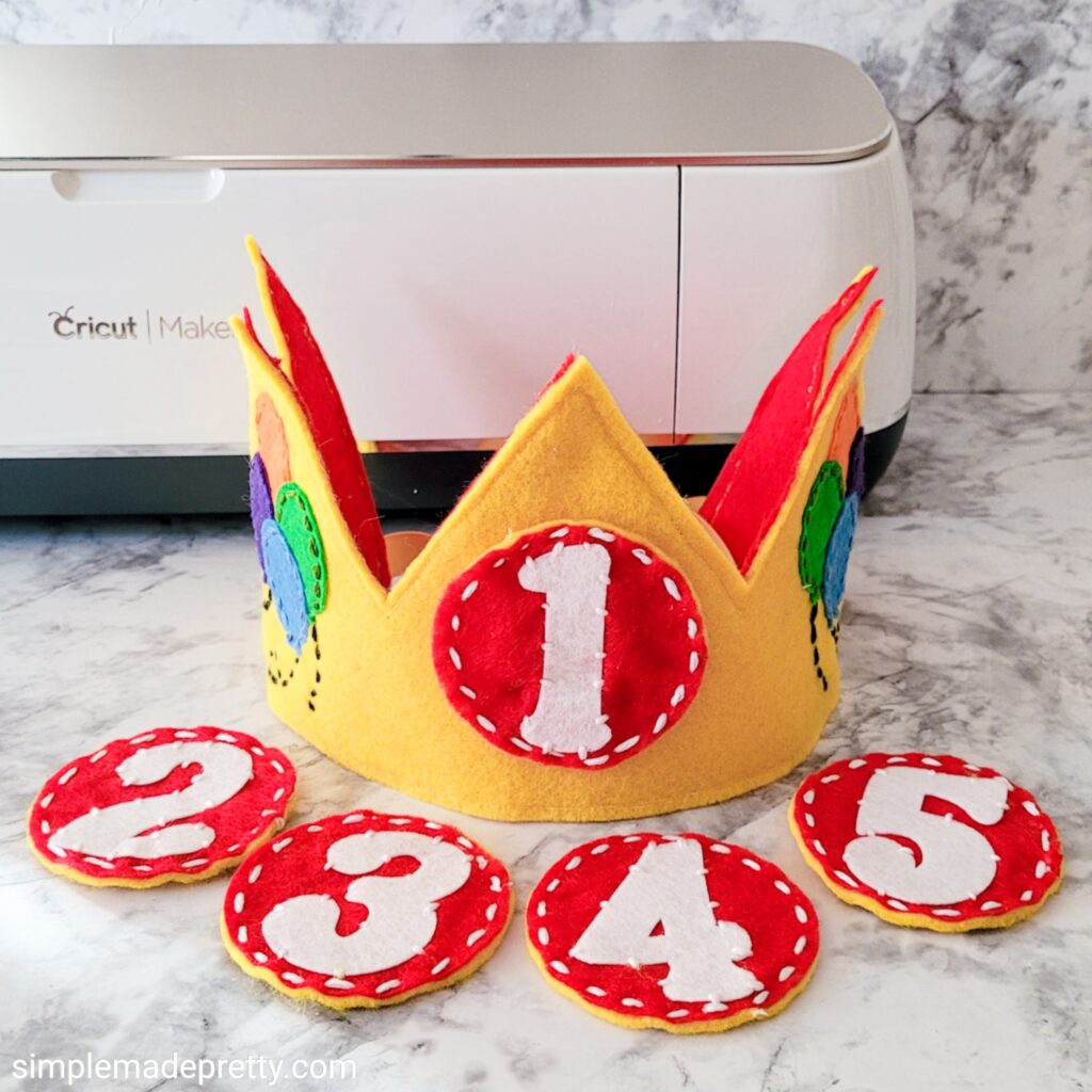 Cricut Felt Birthday Crown (Cricut Craftfest Project) - Craft & Create ...