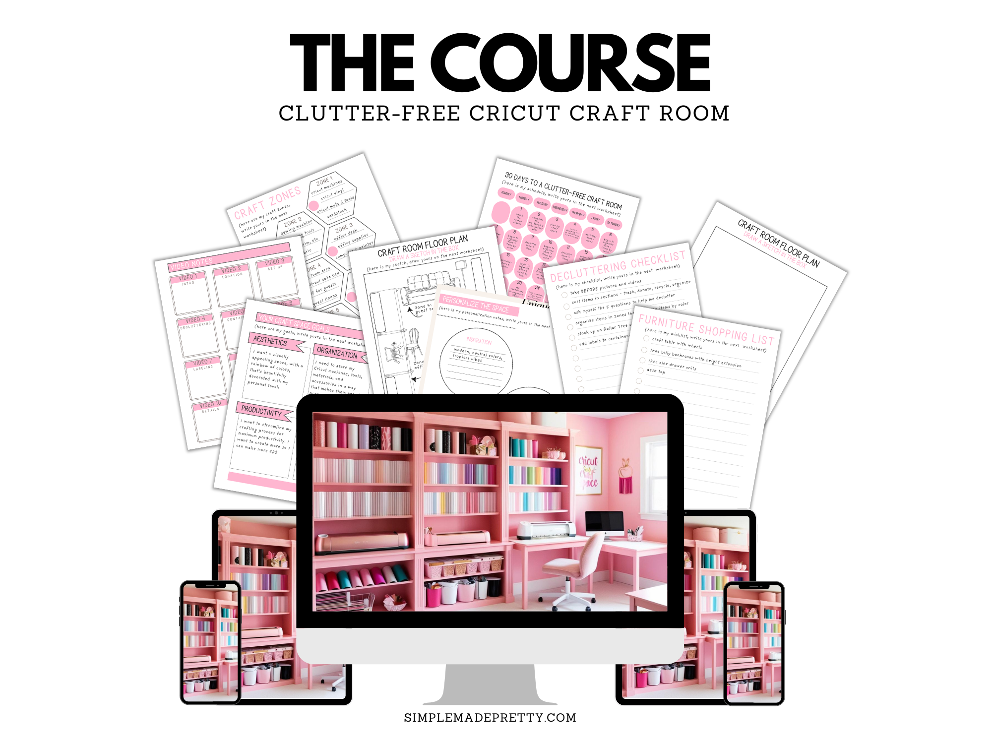 Clutter-Free Cricut Craft Room Course