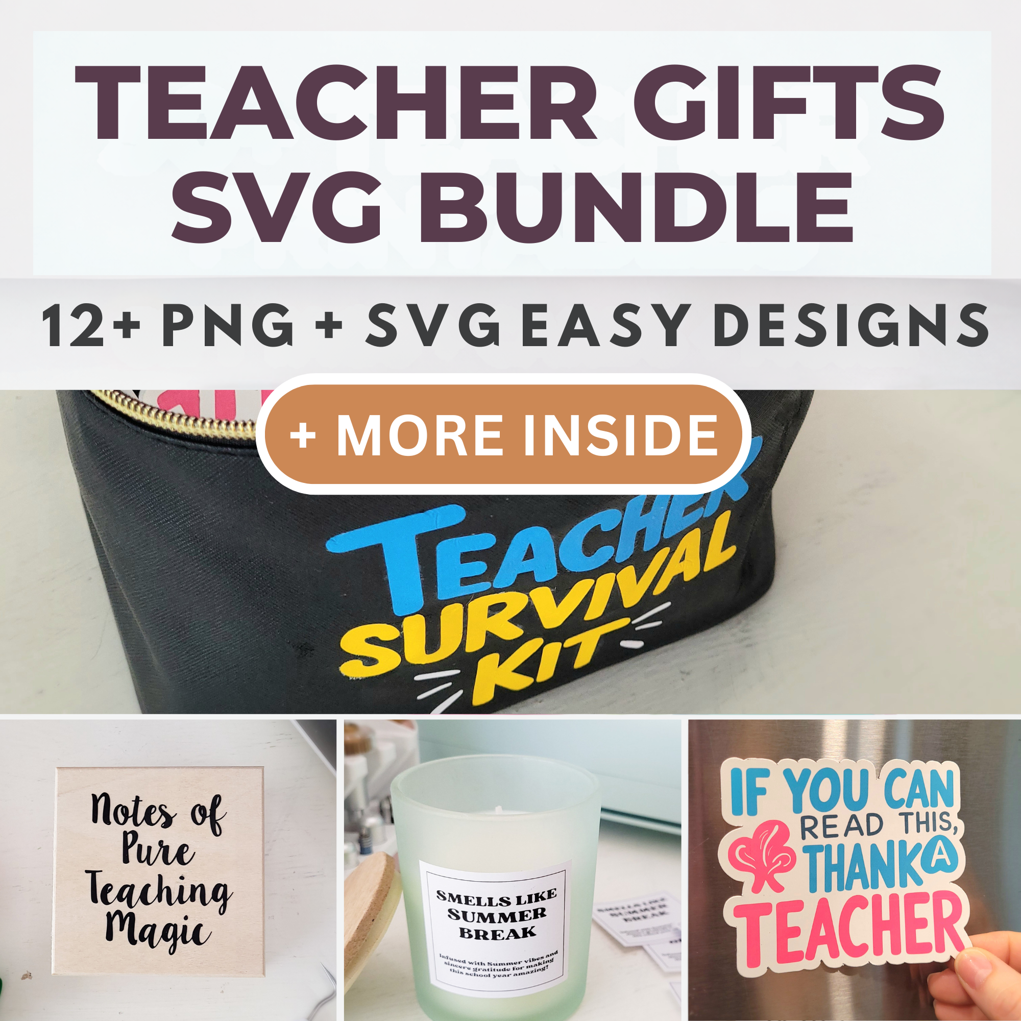 Teacher Gifts SVG Bundle