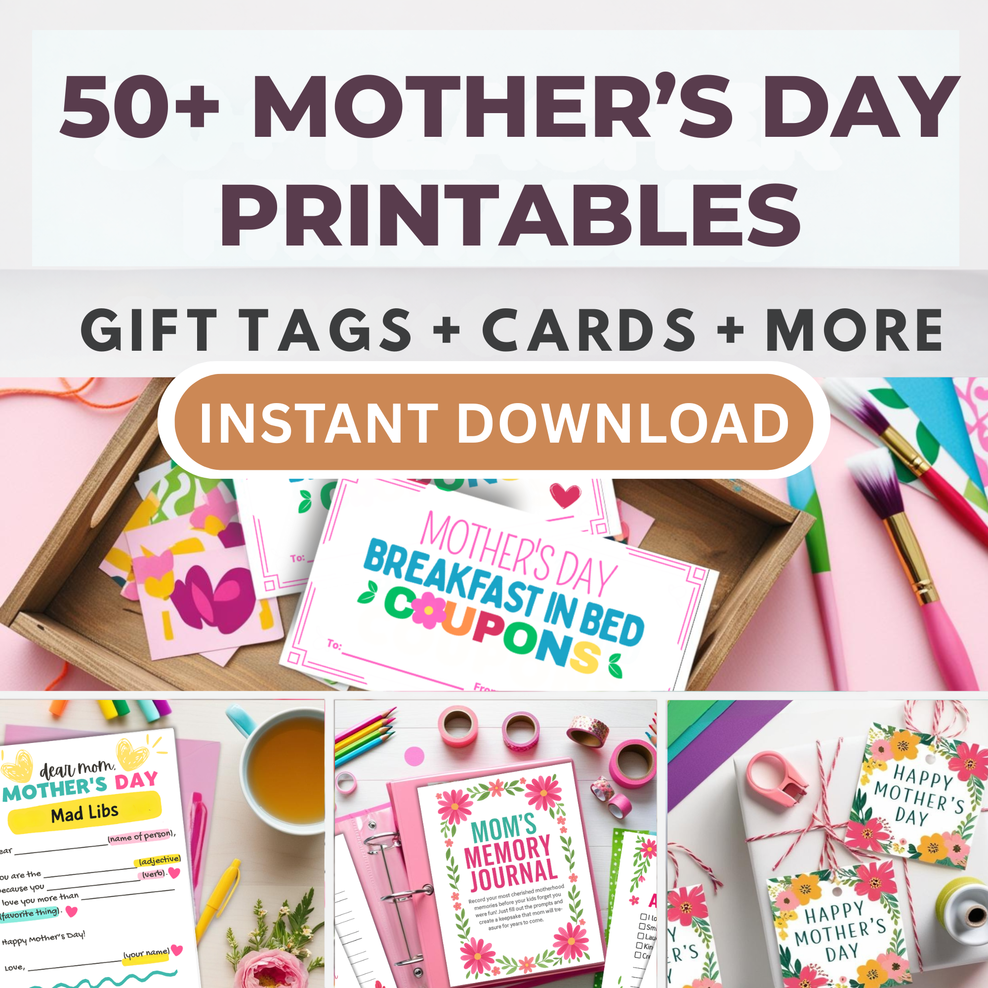 Mother's Day Printables Bundle