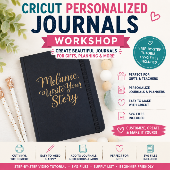 Cricut Personalized Journals Workshop