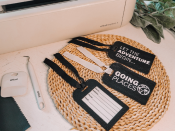 Dollar Tree DIY luggage Tags Cricut Explore 5 (2)