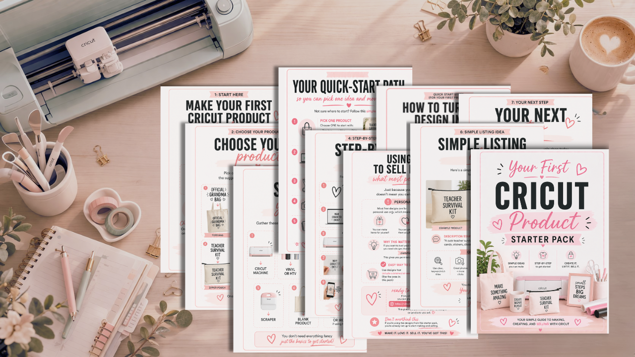 First Cricut Product Starter Pack
