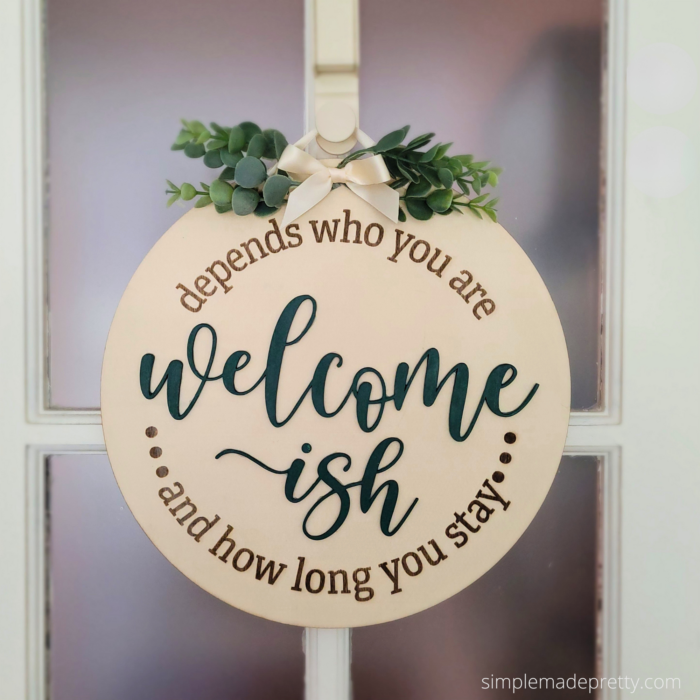Welcom-Ish funny sign